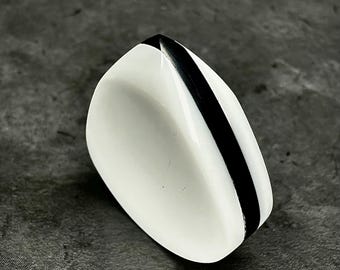 Handcrafted 9mm Modern Ultra Thick Guitar Pick - Killer Whale- Three Ply Boutique Exotic Plectrum