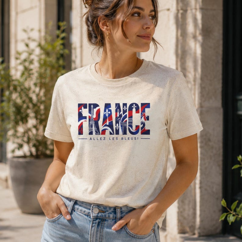 France World Cup 2026 T-shirt, France Supporter Jersey, Unisex Football T-shirt, France, Sport, gift, Sport, Gildan, World Cup image 3