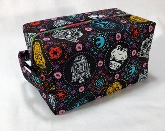 Large Fabric Box Bag with Handle