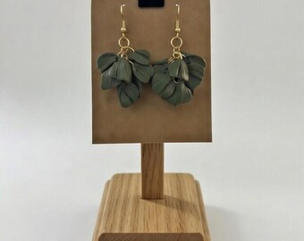 Küme – Handmade Polymer Clay Boho Floral Earrings – Lightweight Artisan Jewelry