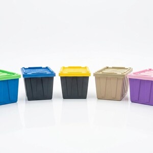 Little Maker Caddy | Mini Tote Storage Bin | Desk Organizer | Craft Supply Container | Teacher Desk Organizer | 3D Printed