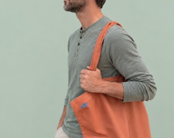 MaxiBag – große Baumwolltasche mit IA-Neonprint
