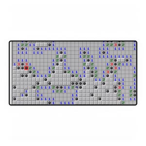 Mijnenveger bureaumat | Retro Game-muismat uit de jaren 90 (lichtmodus)