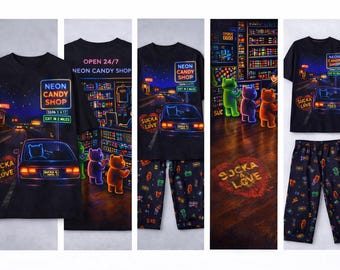 Pigiama di San Valentino in edizione limitata – Neon Candy After Hours