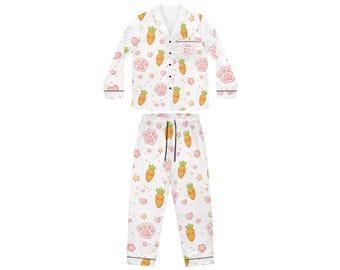 Pigiama in raso da donna (AOP)