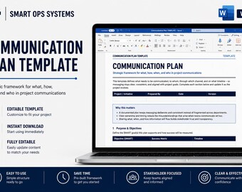 Communication Plan Template