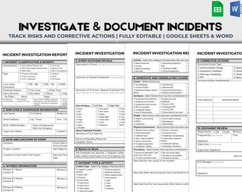 Incident Investigation Report | Quick Safety Forms for Contractors