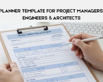 Szablon planu realizacji zadań dla profesjonalistów | Zarządzanie zakresem | Ocena ryzyka | 4 edytowalne szablony | Wypełnialny plik PDF