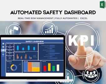 Inspekcja bezpieczeństwa w miejscu pracy i śledzenie incydentów | Szablon macierzy ryzyka | Panel bezpieczeństwa