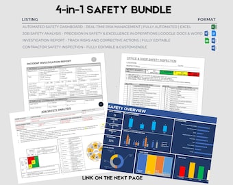 Pakiet bezpieczeństwa 4 w 1 | Zautomatyzowany panel | JSA | Raport o zdarzeniu