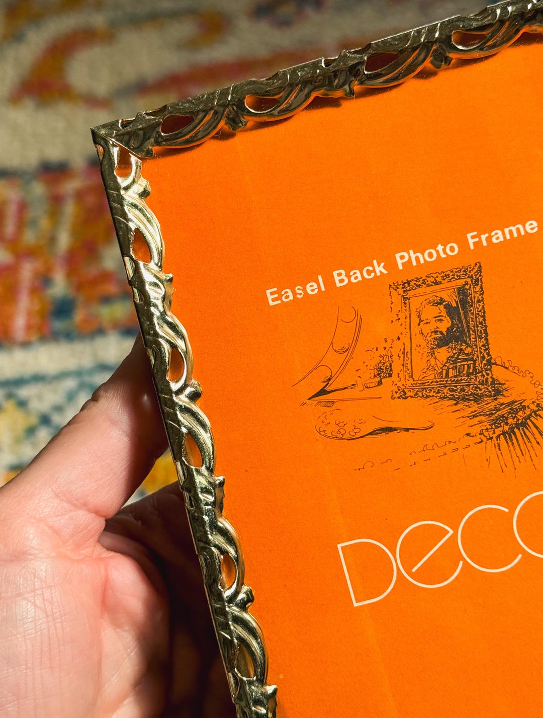 Vintage Ornate Gold 5x7 Picture Frame With Easel Back, Hollywood ...