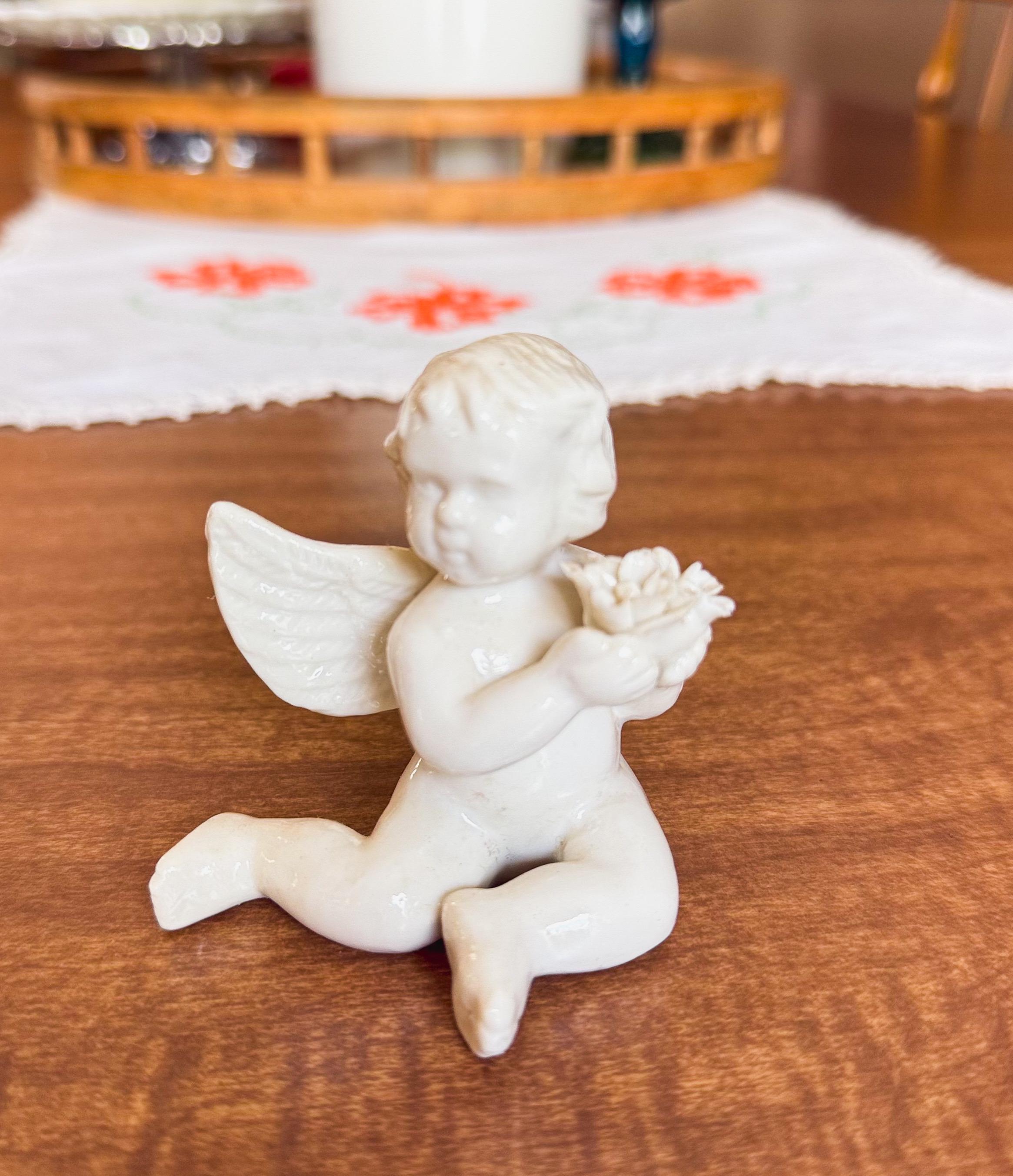 テラコッタ壁掛け✳︎フラワーベース　イギリス　オブジェ　エンジェル Ceramic Flower Angel - Etsy