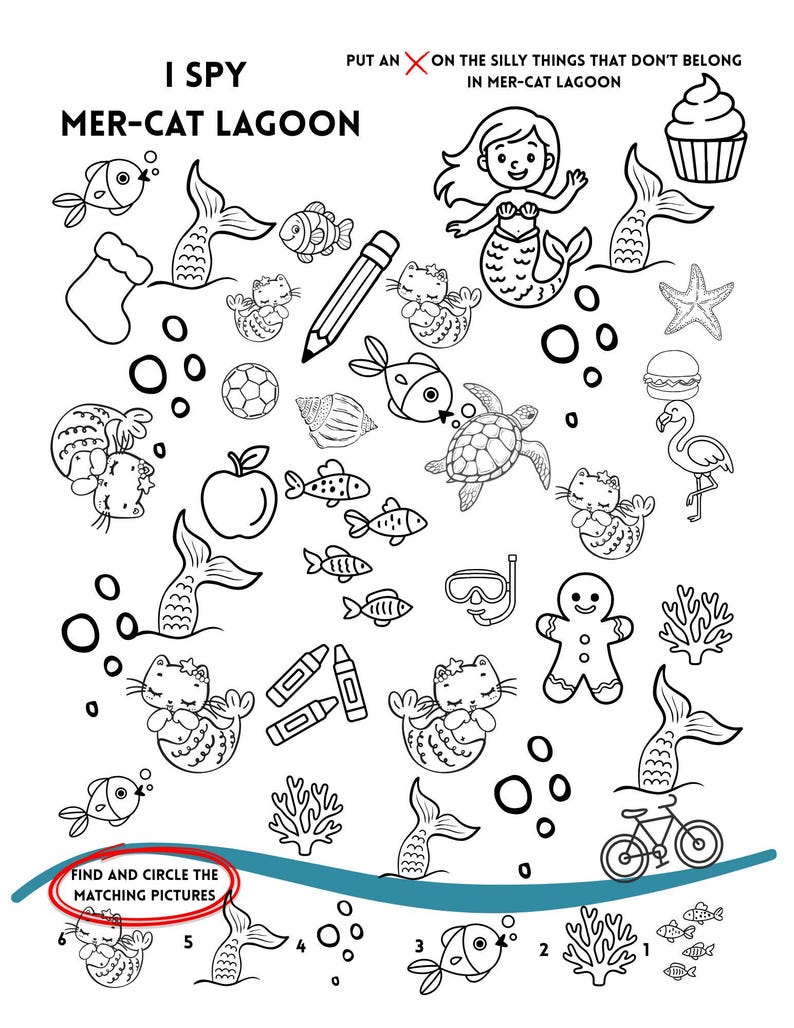I Spy Activity Sheets • 7 Themed Eye Spy Game for Kids (PDF + PNG ...