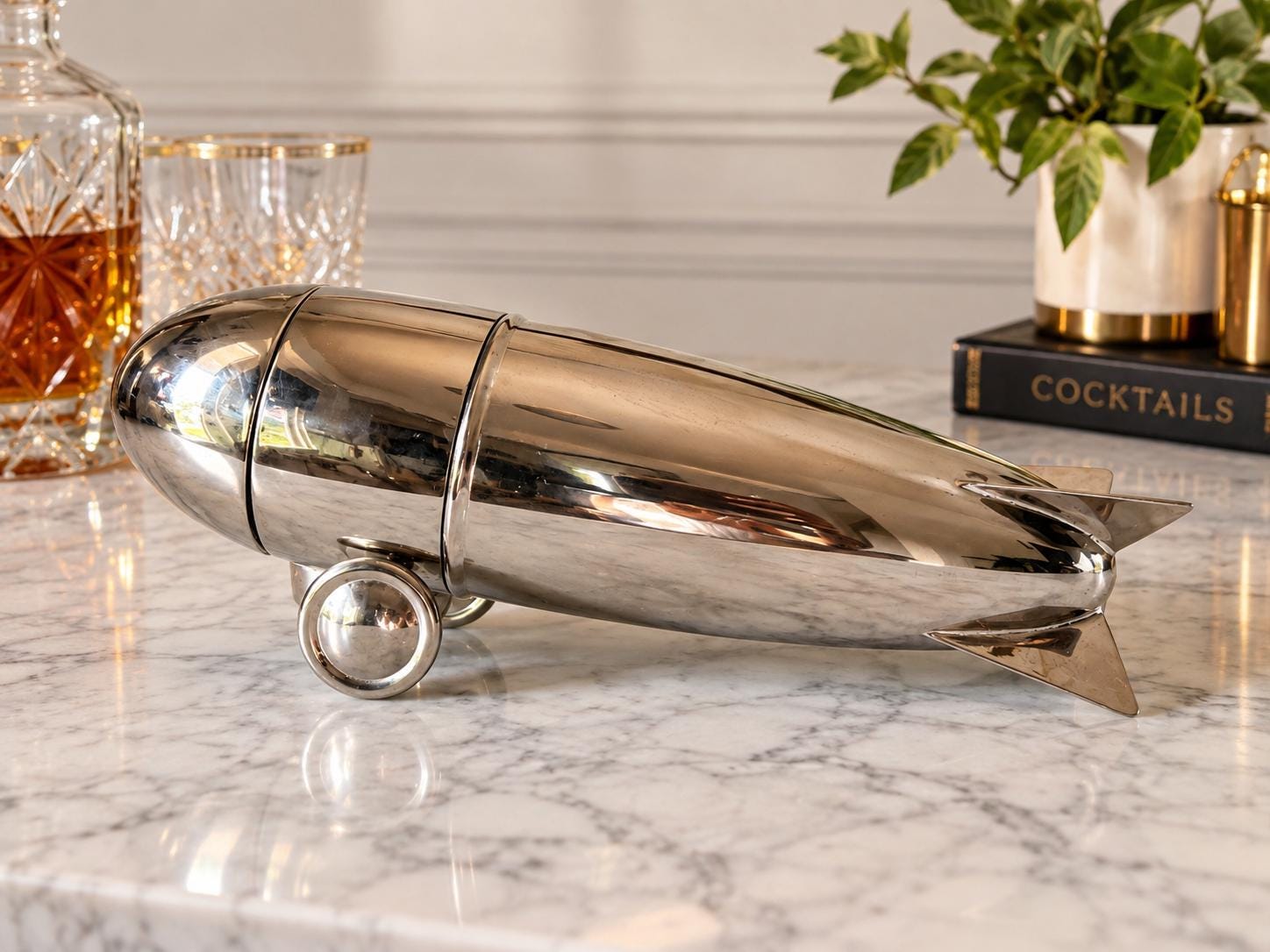 Vintage Zeppelin Cocktail Shaker - Etsy
