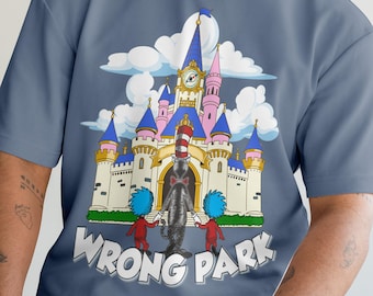 El Gato con Sombrero Dr. Seuss Vacaciones personalizadas en Disneyland, Combinación de Disney, Camiseta para viaje familiar, Camiseta del parque equivocado para Disney World, Disney divertido