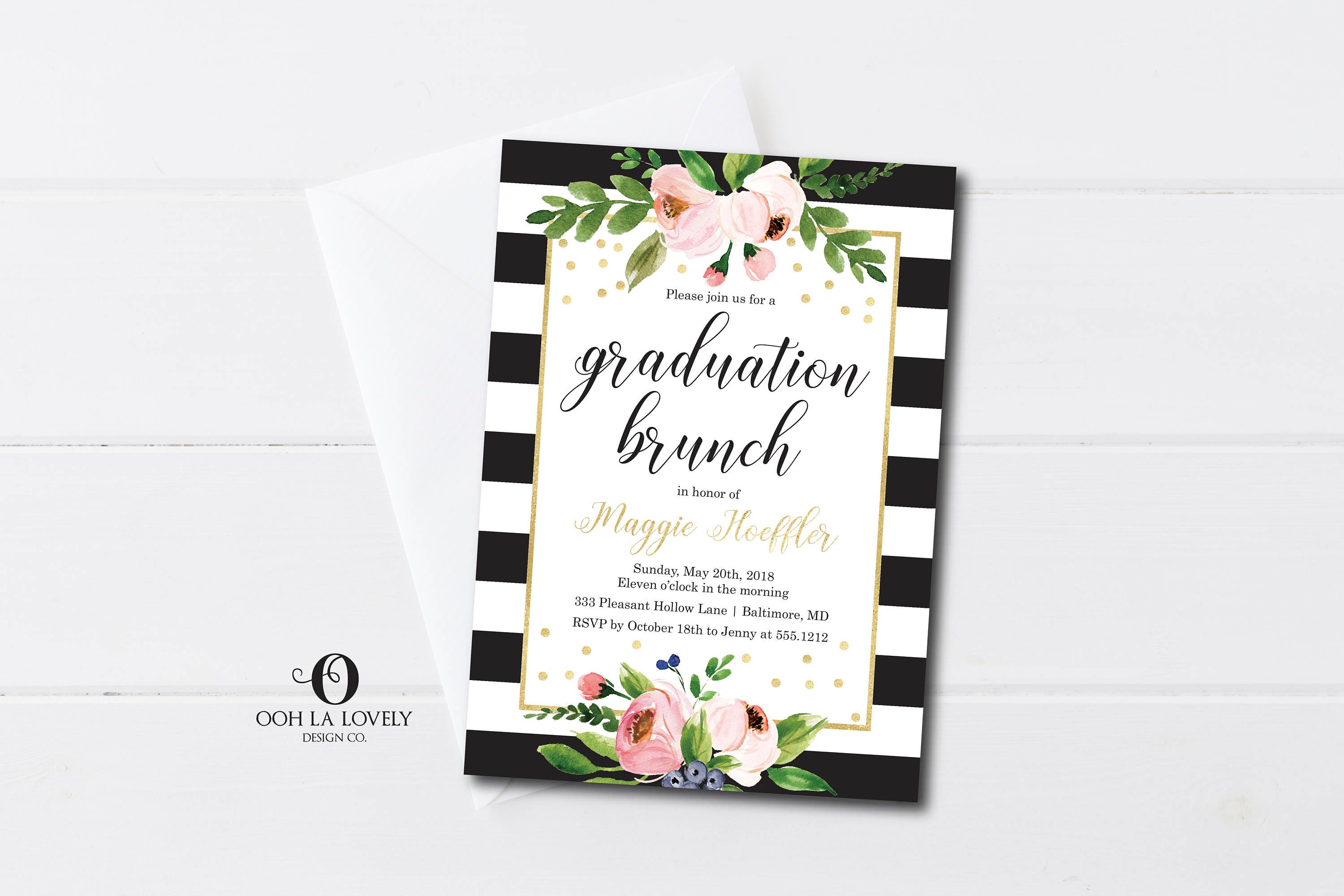 black and white graduation