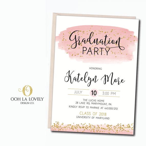 Simple Graduation Invitations 3