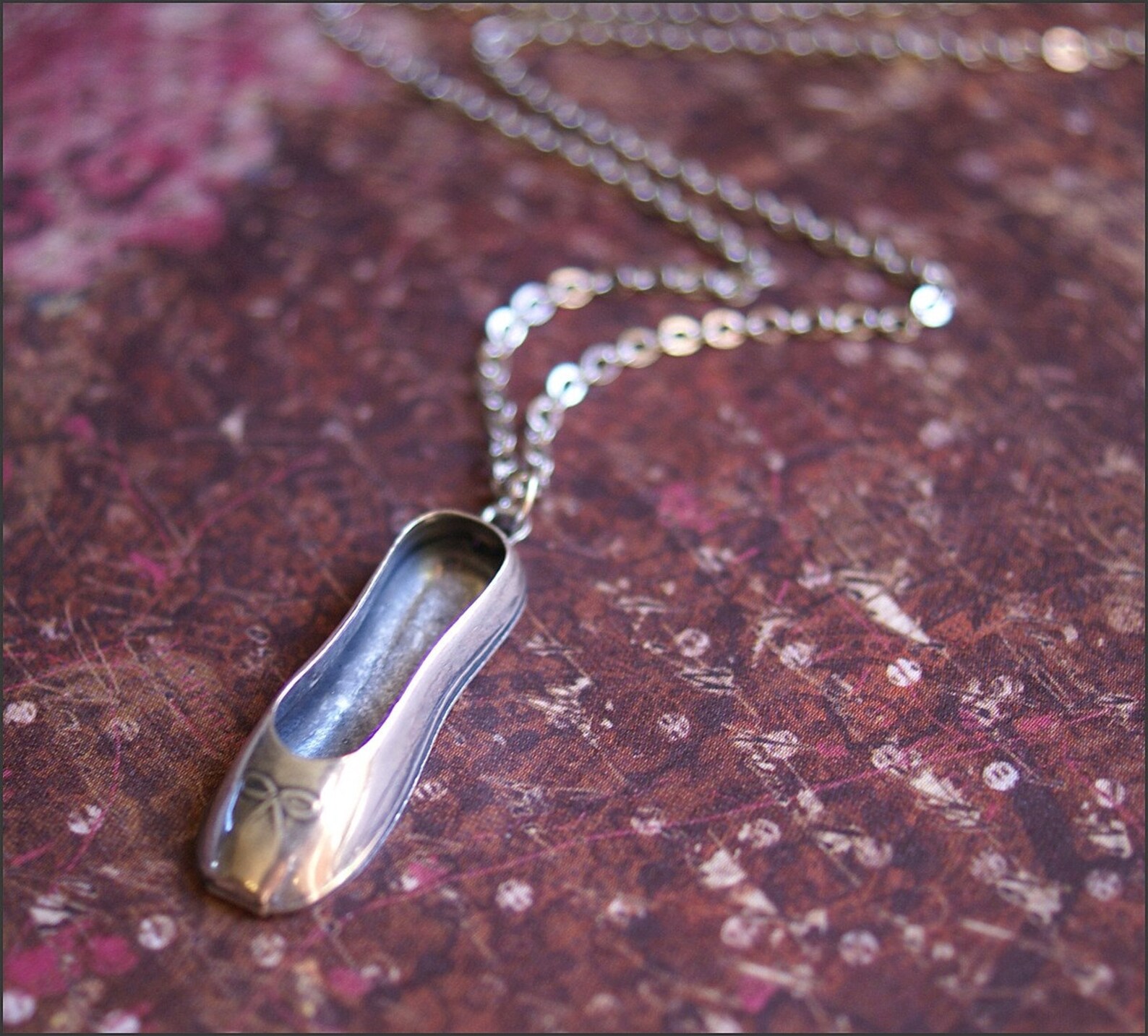 ballerina dance necklace ballet slipper pendant perfect dancer, ballerina gift 'tiny dancer' by revellerosejewelry