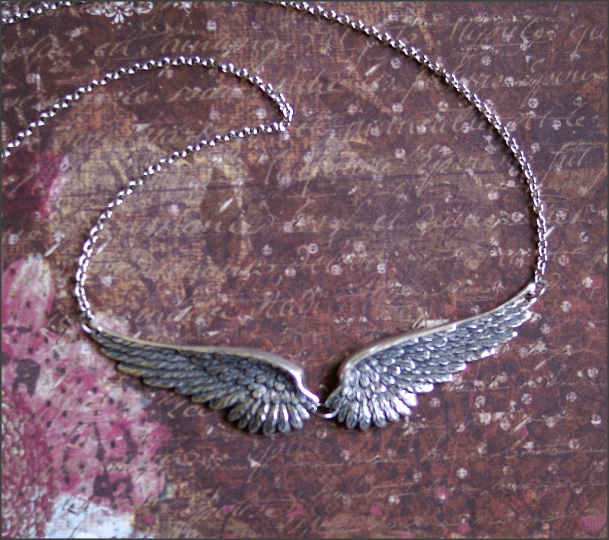 Angel Wing Necklacesilver Wing Jewelry BEST SELLER Angel Etsy