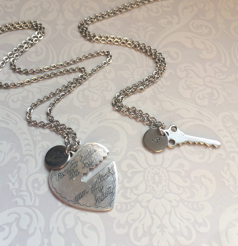 Boyfriend Girlfriend Jewelrycouples Necklace Jewelry Etsy UK