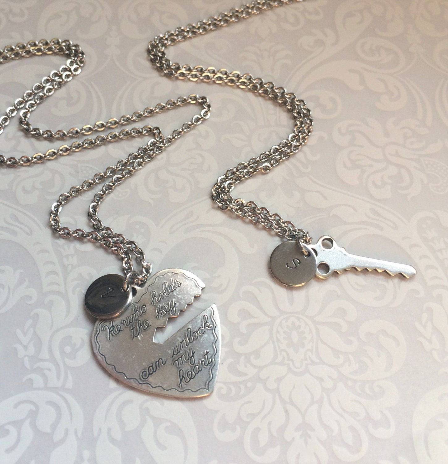 Boyfriend Girlfriend JewelryCouples Necklace Jewelry Etsy