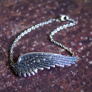 ANGEL WING ANKLET-Silber Fußkettchen, Silber Flügel Schmuck, Engel Flügel Anhänger, Silber Fußkettchen, Glauben Schmuck, Körper Schmuck