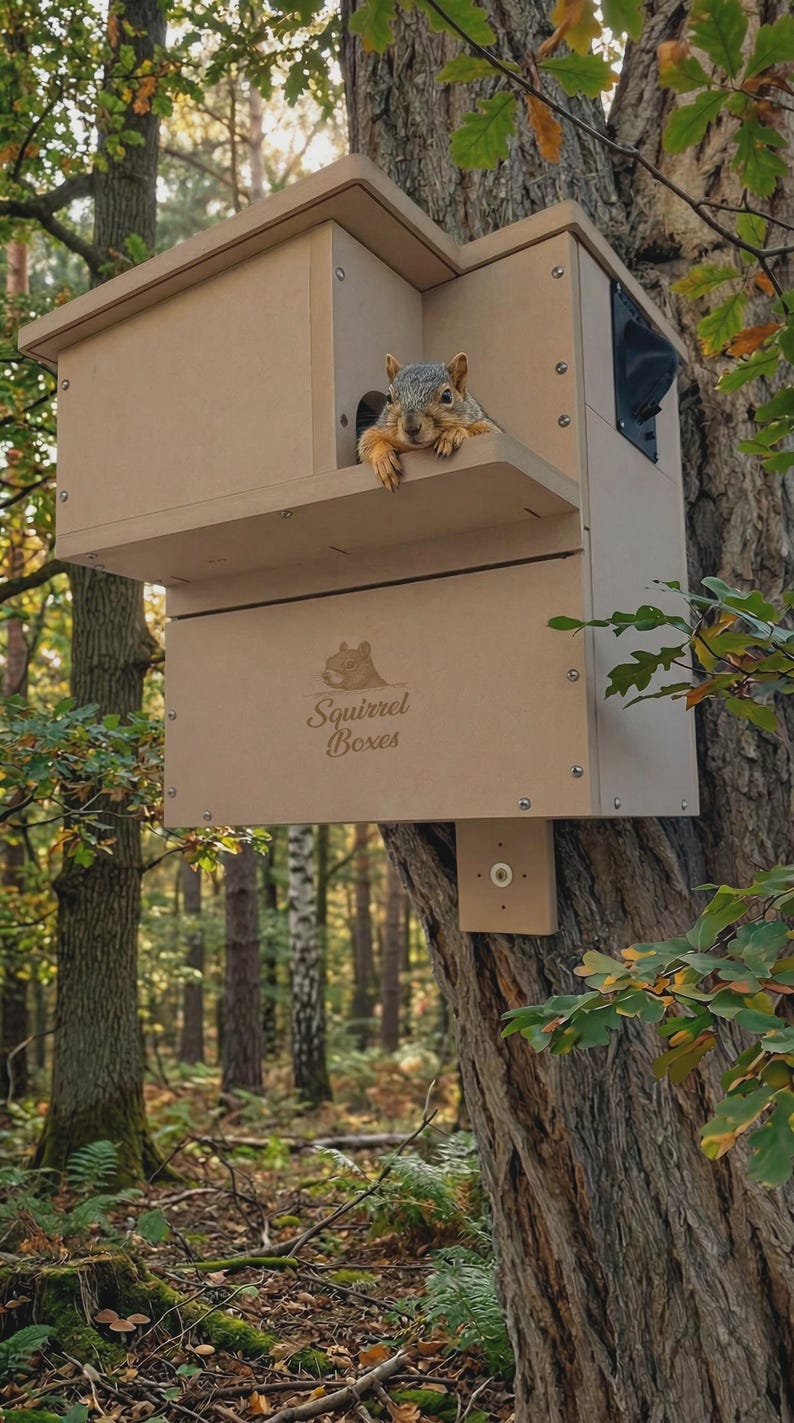 Squirrel Camera Capable Box the Watchtower Drey - Etsy