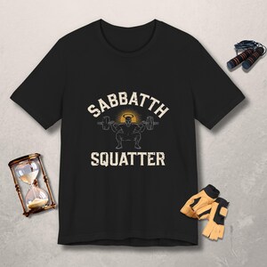 T-shirt Sabath Squatter | Faithful fitnessshirt voor gewichtheffen