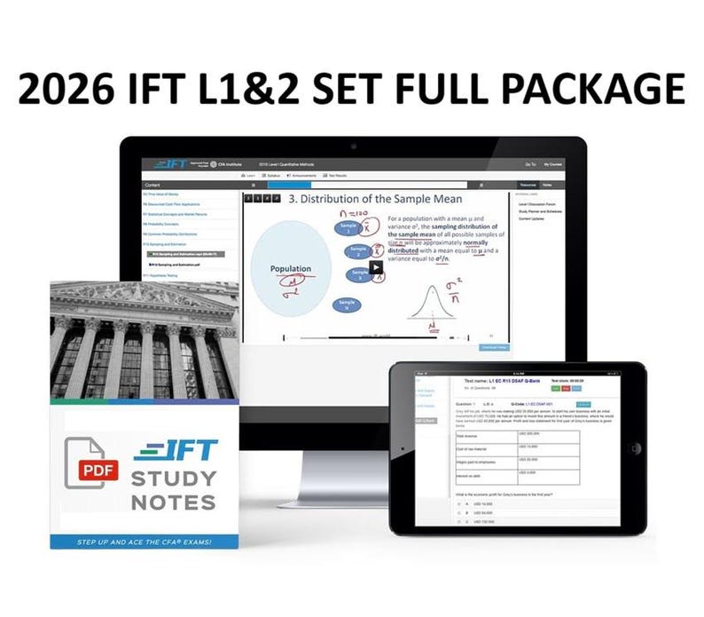 2026 CFA IFT Level 2 Full Premium Exam Prep Package