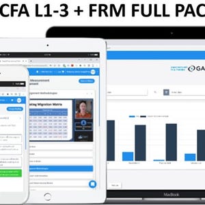 2027 CFA AnalystPrep Complete Levels 1-3 + FRM Full Exam Prep Package