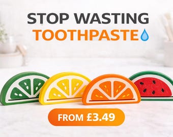 Fruit Tube Squeezer | Toothpaste Squeezer Tool | Reduce Waste Bathroom Gadget | Paint Tube Roller | Skincare Tube Saver | Gift Idea UK