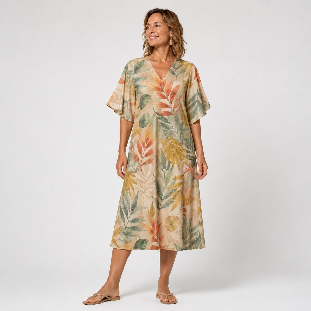 Beach Kaftan Sewing Pattern,swim Cover up Dress,resort Wear(xs-4xl) (digital PDF Download)