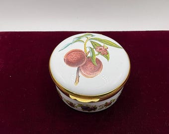 boîte à bijoux vintage en émail de Portmeirion