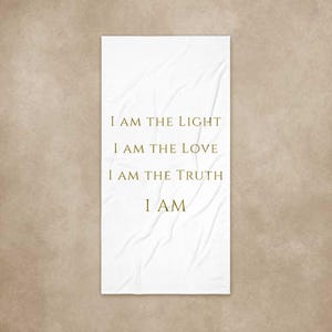 More than a towel - this affirmation beach towel is a daily reminder of calm, strength, and alignment