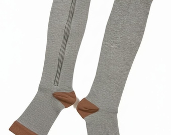 Toe-Free Compression Socks