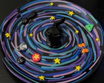 Coraline inspired ceramic jewelry dish | Handmade