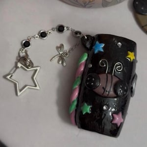 Coraline inspired lighter case keychain | One of a kind image 1