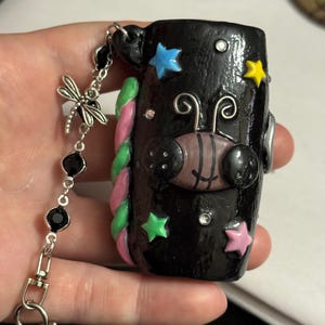 Coraline inspired lighter case keychain | One of a kind image 6