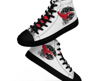 Sneakers alte in tela da donna