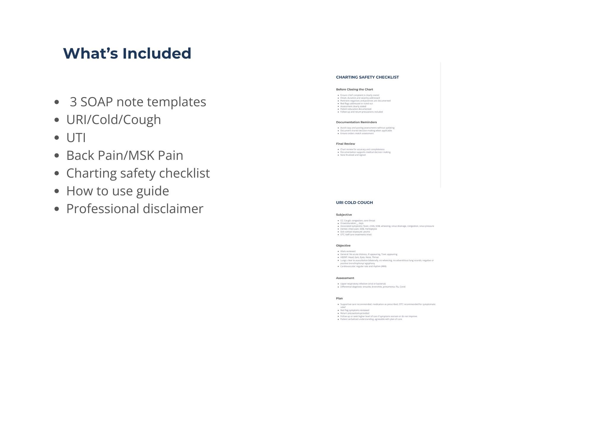 NP Charting & SOAP Note Template Pack| Nurse Practitioner Templates| NP ...