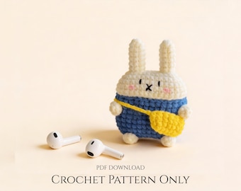 Haakpatroon oordopjes pdf | Sunny Day Bunny - AirPods 1/2/3/4, Pro 1/2/3"