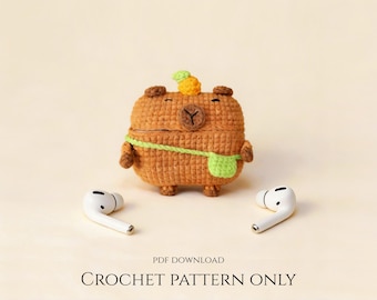 Haakpatroon oordopjes pdf-download | Zen Capibara: AirPods 1/2/3/4, Pro 1/2/3