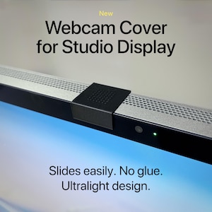 Webcam Cover for Apple Studio Display – Sliding Privacy Mac Camera Cover (No Adhesive)
