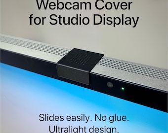 Webcam Cover for Apple Studio Display – Sliding Privacy Mac Camera Cover (No Adhesive)