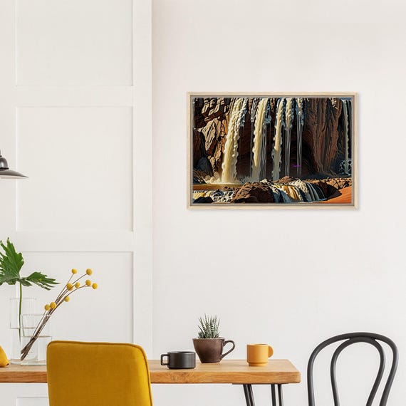 78 Framed Canvas - Frozen in Time