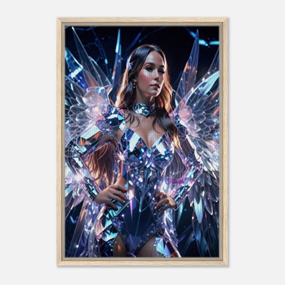 84 Framed Canvas - Diamond Woman