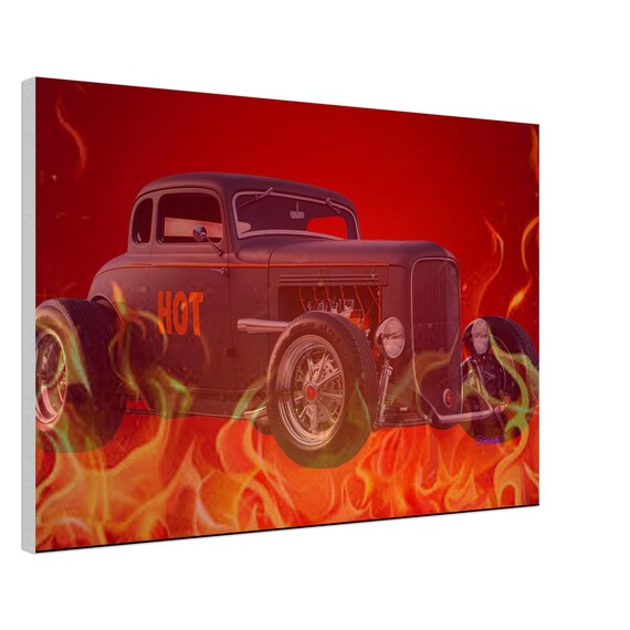 36 Canvas Print - Flaming Hot