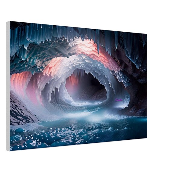 70 Canvas Print - Ice Cave