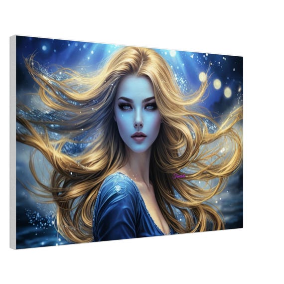 75 Canvas Print - Twilight Woman
