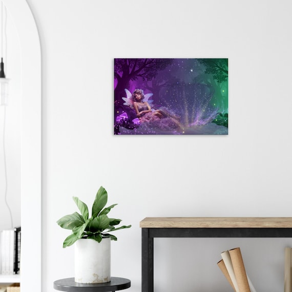 67 Canvas Print - Sleeping Fairy in the Woods